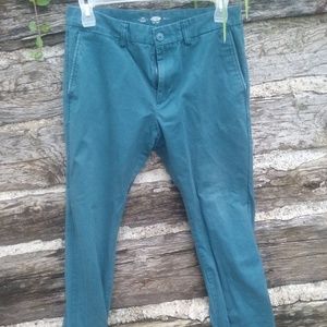 Old Navy Blue/Green Teal Chinos Slim 32x34
